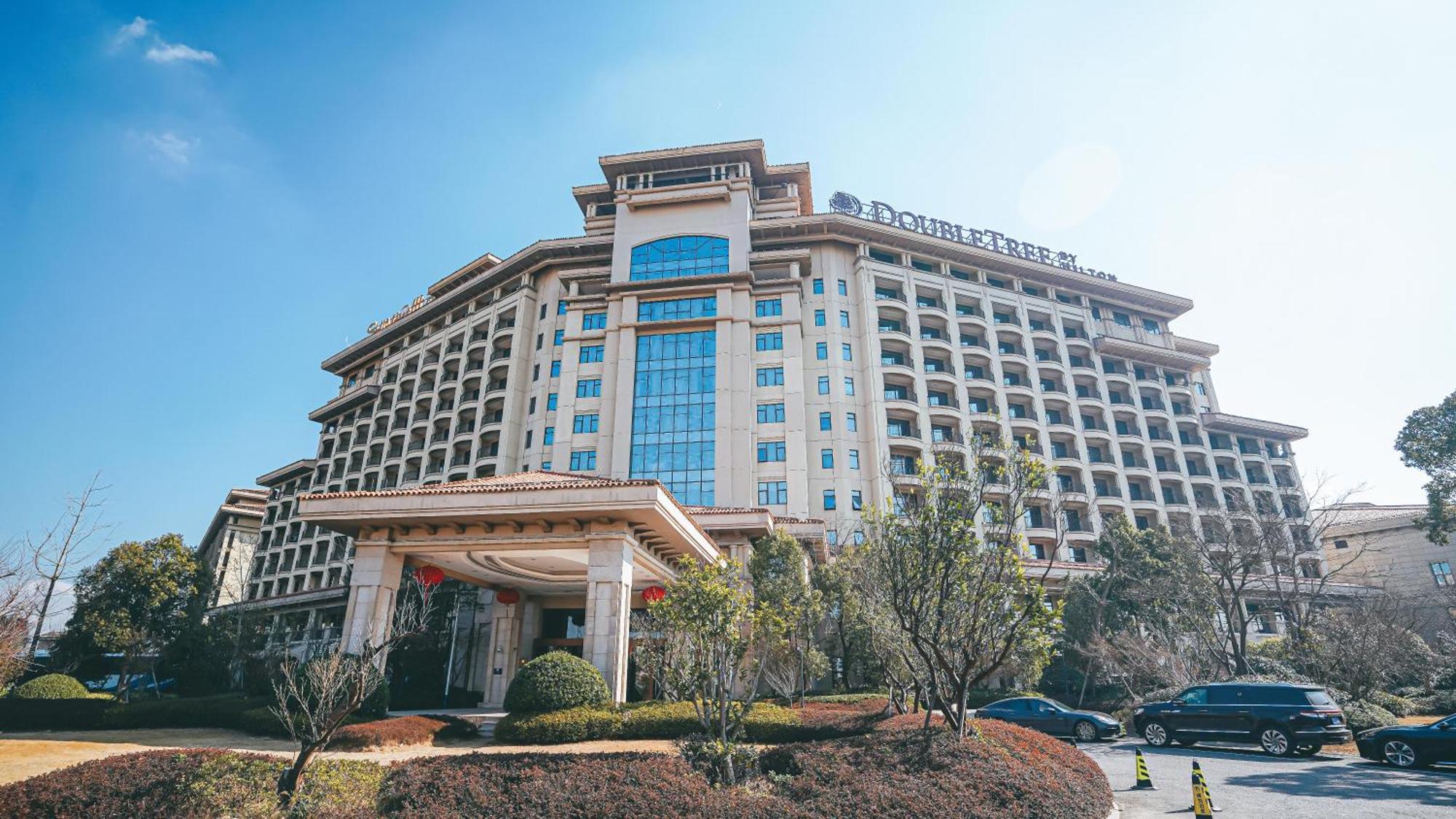Doubletree By Hilton Ningbo - Chunxiao Hotel Exterior foto