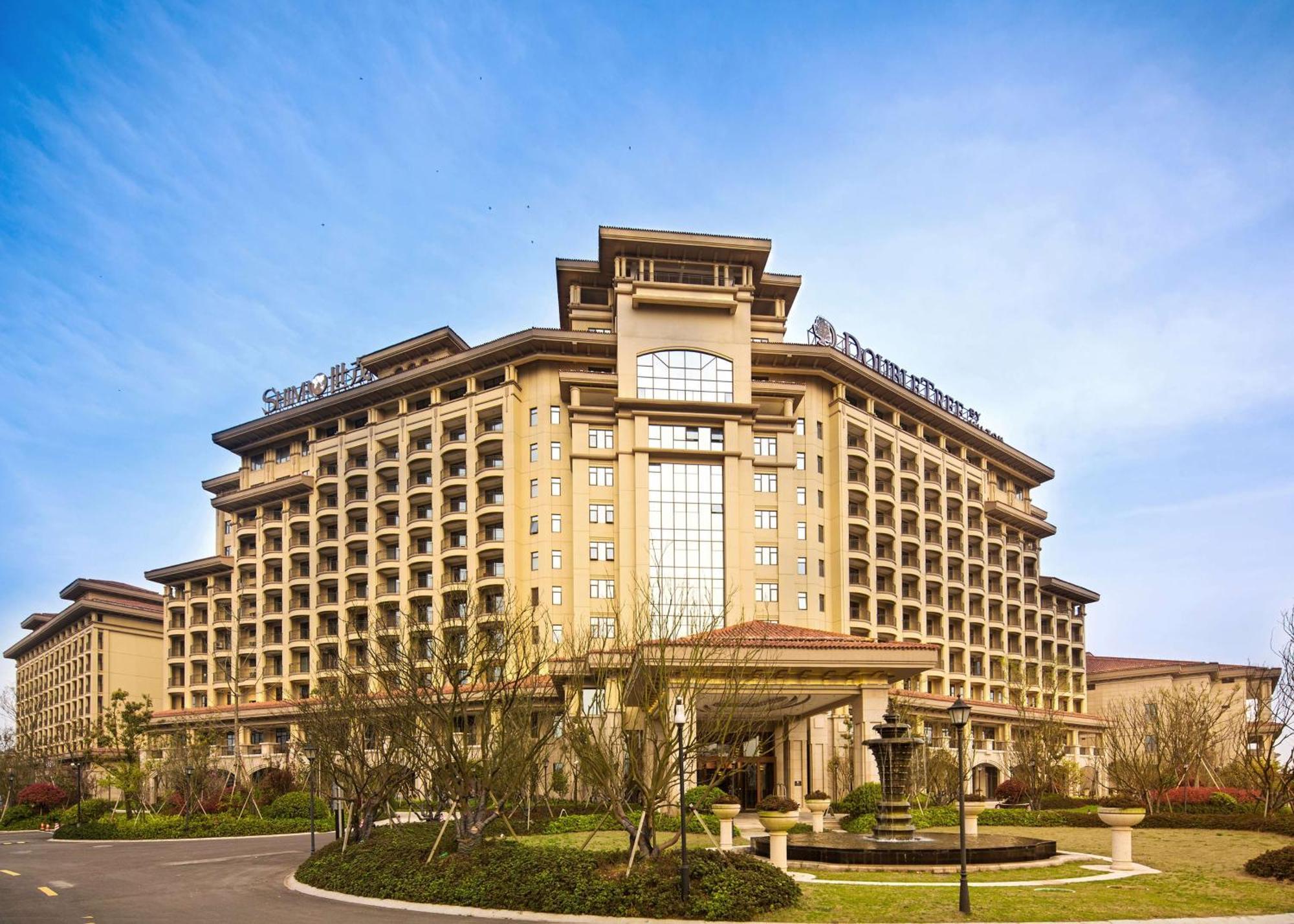 Doubletree By Hilton Ningbo - Chunxiao Hotel Exterior foto